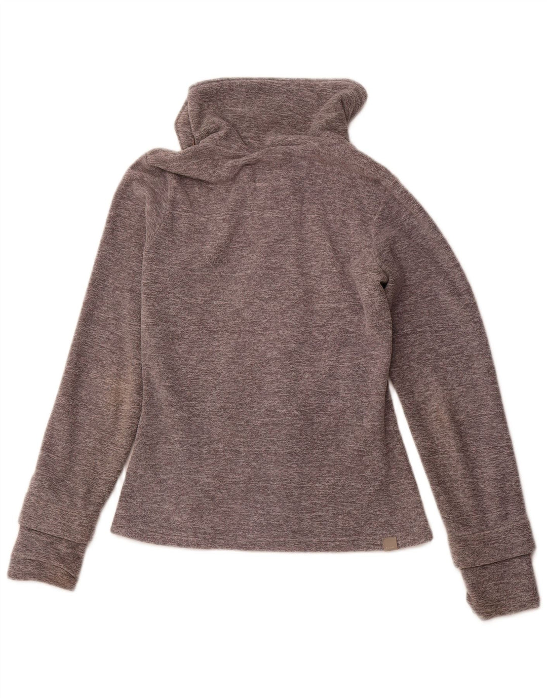 ΠΑΓΚΟΣ Γυναικείο γραφικό φλις μπουφάν UK 12 Medium Grey Polyester