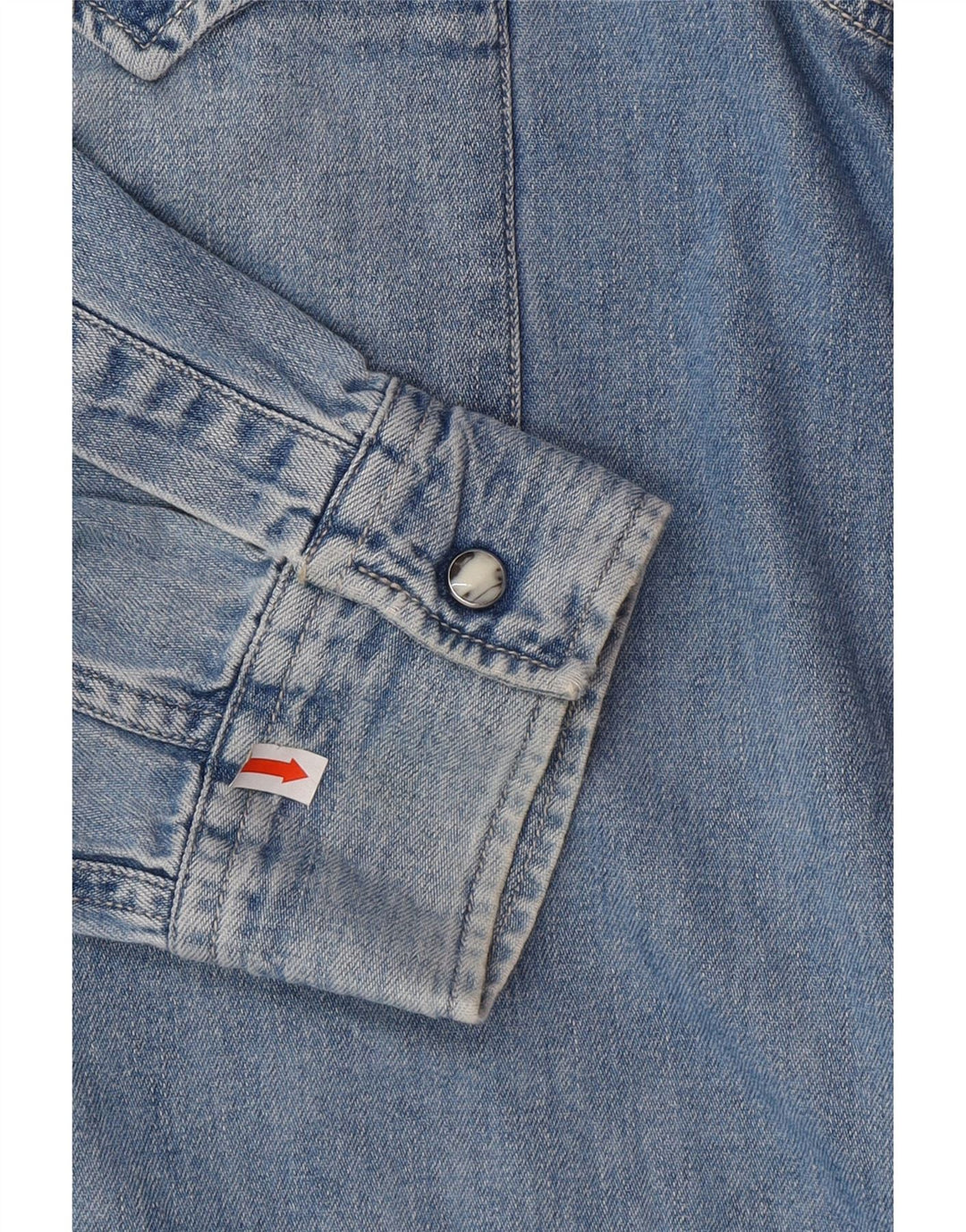 Ανδρικό τζιν πουκάμισο LEVI'S μεγάλο μπλε βαμβακερό