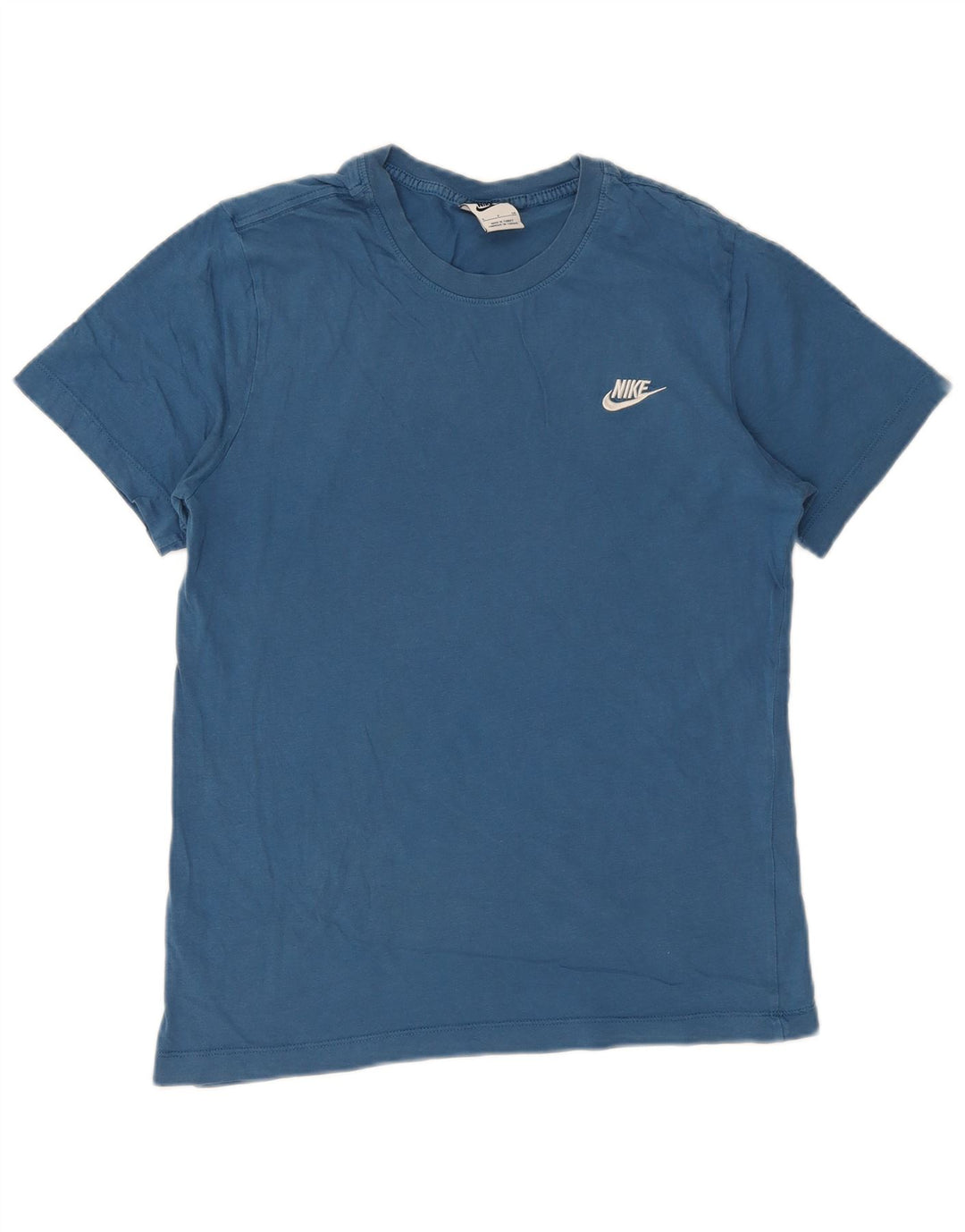 Ανδρικό μπλουζάκι Nike, μικρό μπλε βαμβακερό