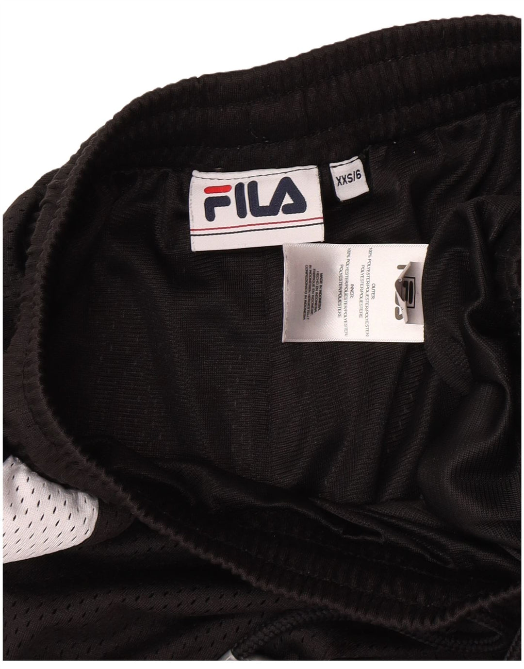 Fila Γυναικείο Αθλητικό Σορτς UK 2 2XS Μαύρο Πολυεστέρα