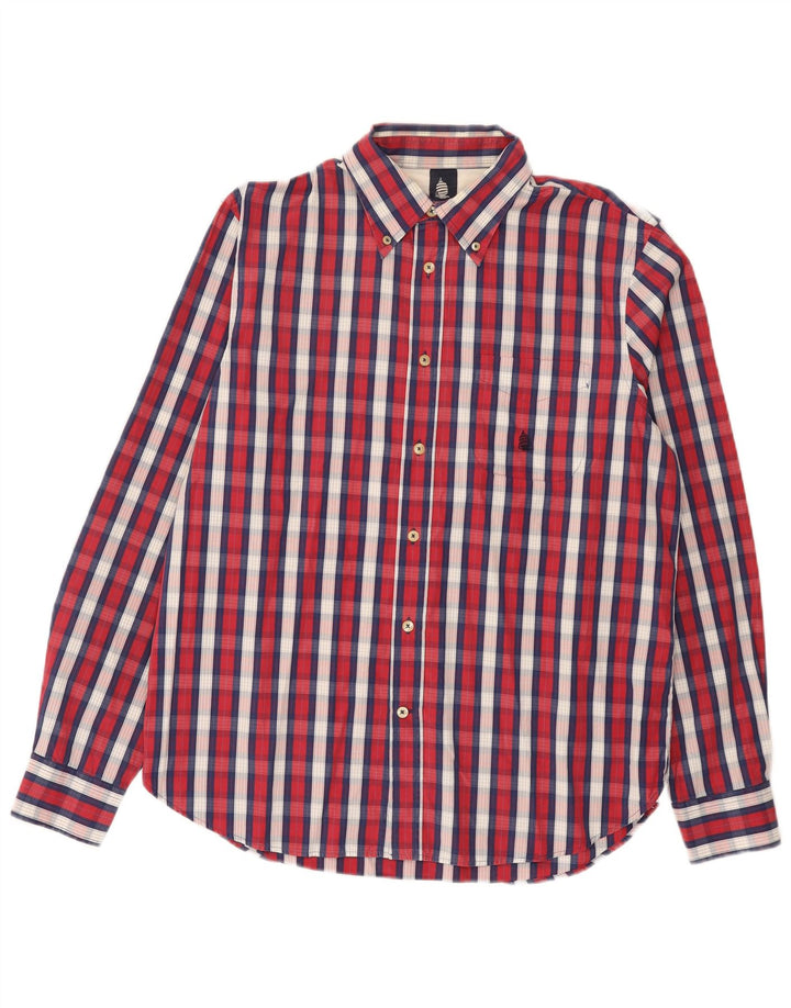 Ανδρικό πουκάμισο Marina Yachting Μέγεθος 42 Large Red Check