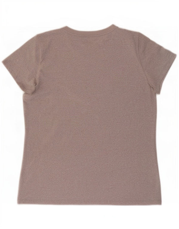 Γυναικείο μπλουζάκι Under Armour Heat Gear Graphic Top UK 16 Large Grey