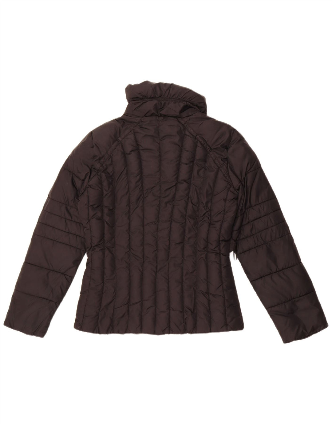 Zara Γυναικείο μπουφάν με επένδυση UK 14 Μεσαίου Μαύρου Πολυεστέρα