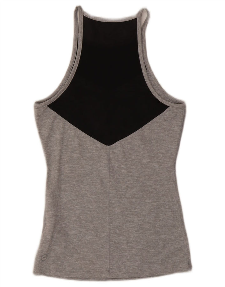 Puma γυναικείο γιλέκο UK 10 Small Grey Colourblock Polyester