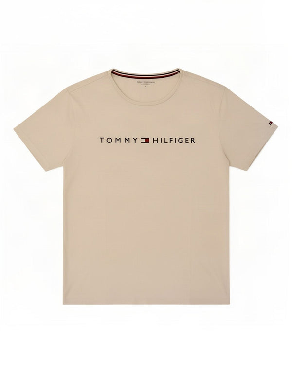 Ανδρικό γραφικό T-Shirt Tommy Hilfiger Top XL Λευκό βαμβακερό