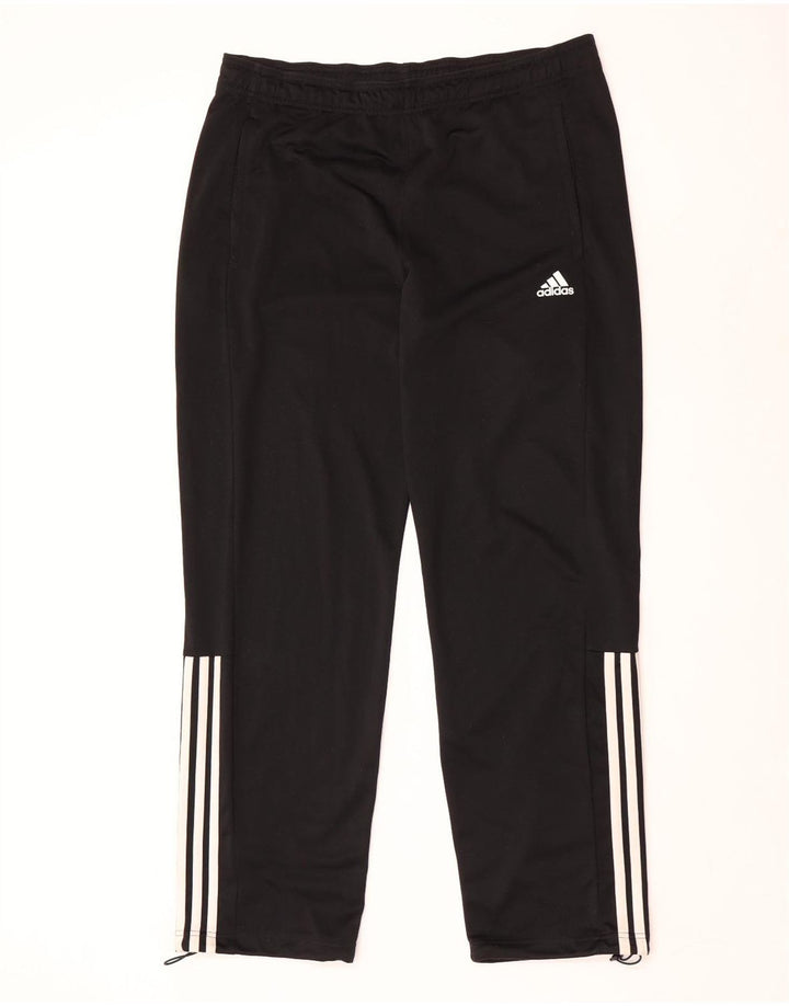 Ανδρική φόρμα Adidas Παντελόνι UK 42/44 Μεγάλο Μαύρο Πολυεστέρα