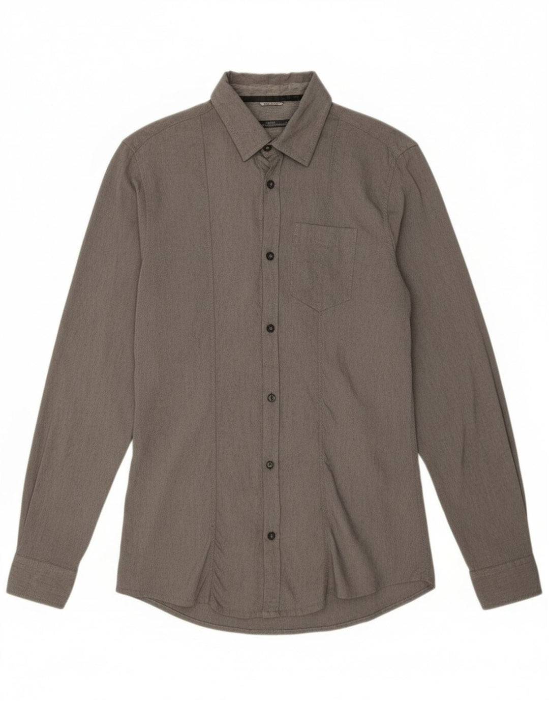 Daniele Alessandrini Ανδρικό πουκάμισο μεγάλο γκρι βισκόζη