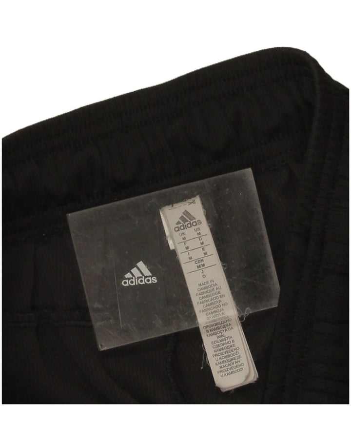 Ανδρική αθλητική φόρμα Adidas, μεσαίο μαύρο βαμβακερό