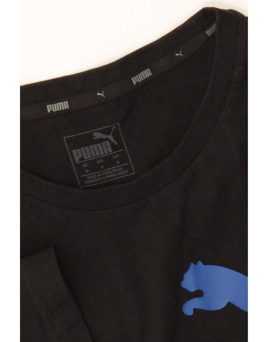 Ανδρικό γραφικό T-Shirt Puma Top Medium Μαύρο