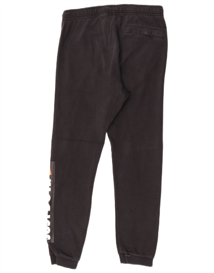 Ανδρική φόρμα γυμναστικής γραφική Nike, Joggers, μεσαίο μαύρο βαμβακερό