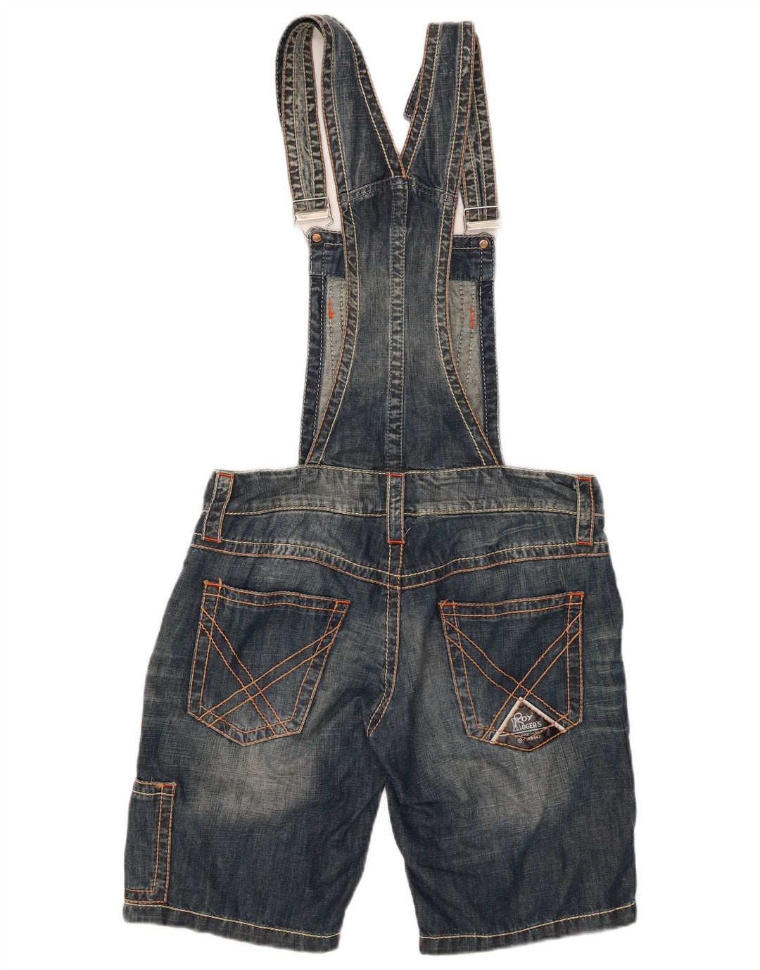 ROY ROGERS Γυναικείο τζιν σορτς Dungarees IT 41 Small W27 Μπλε βαμβακερό