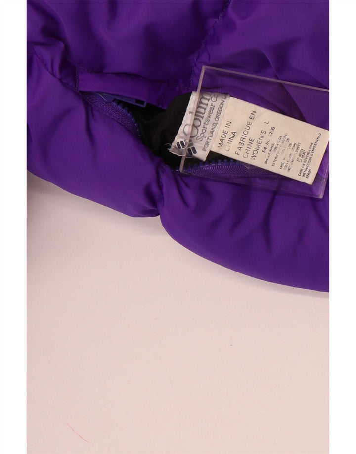 Columbia γυναικείο μπουφάν με επένδυση UK 16 Large Purple Colourblock