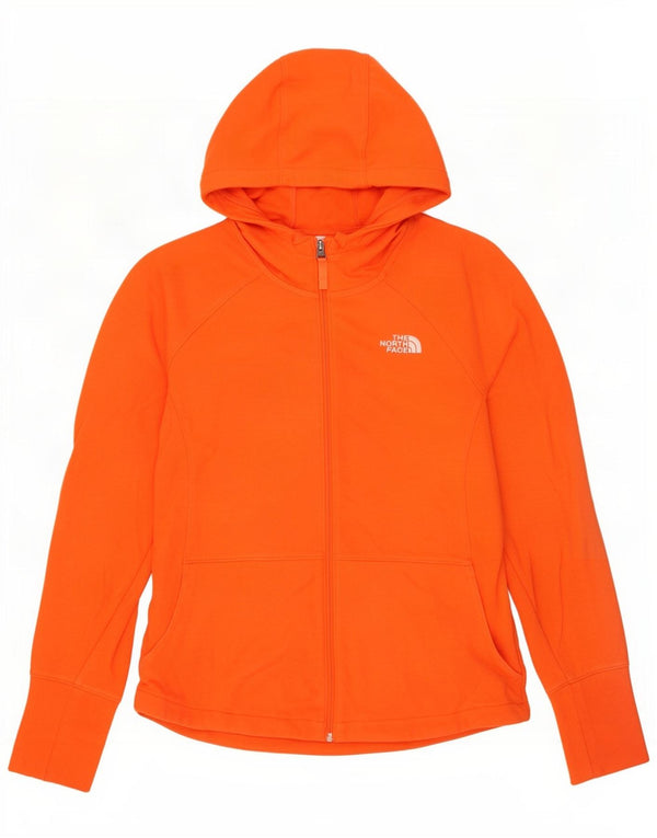 The North Face γυναικείο πουλόβερ με κουκούλα με φερμουάρ UK 16 μεγάλο πορτοκαλί βαμβακερό