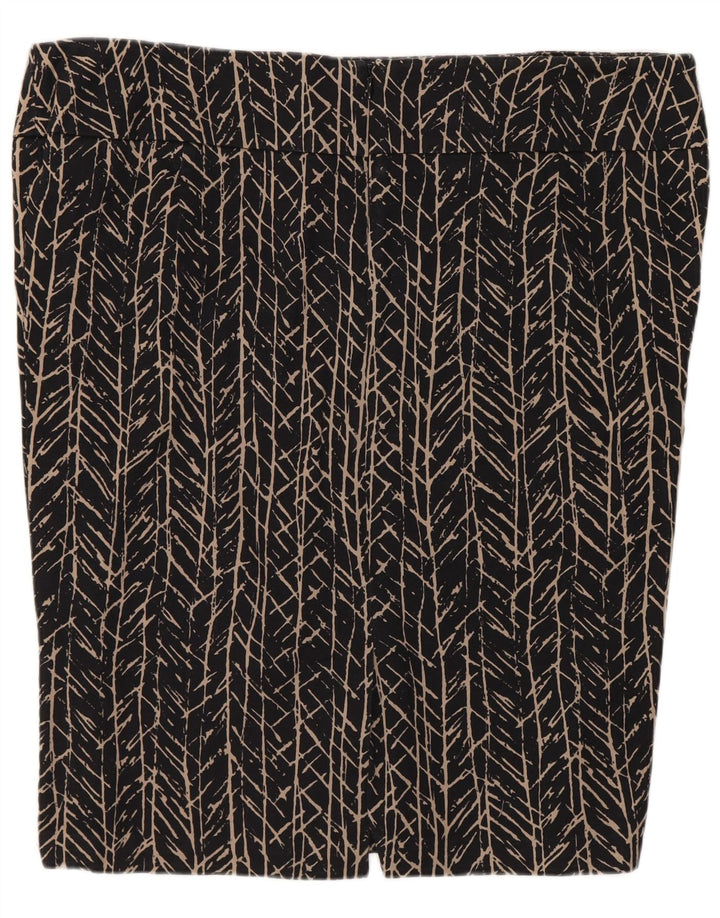 Marks & Spencer Γυναικεία αφηρημένη φούστα μολύβι UK 18 XL W38 Μαύρη