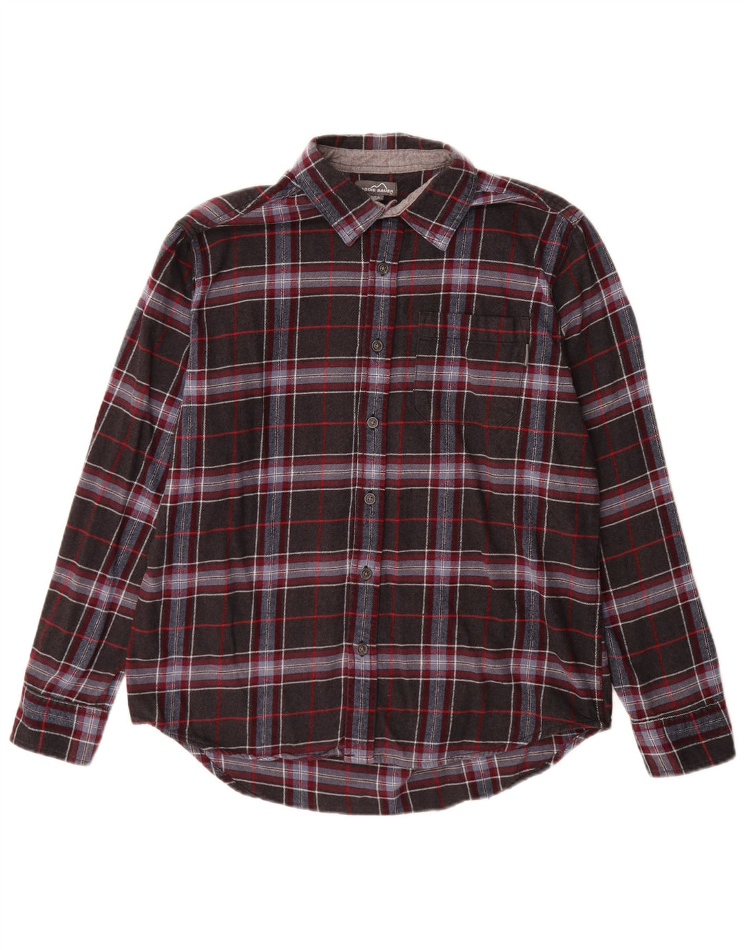 Eddie Bauer Ανδρικό φανελένιο πουκάμισο μεγάλο γκρι βαμβακερό