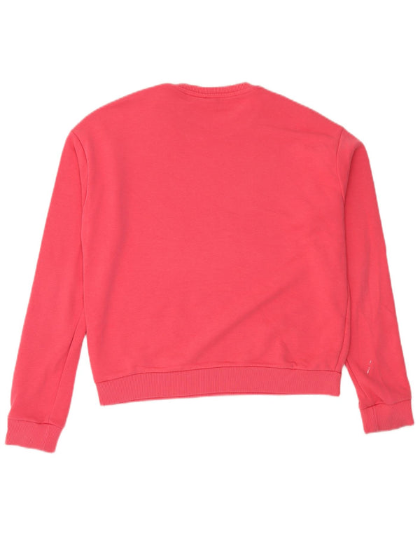 Γυναικεία γραφική φούτερ Fila Jumper UK 14 Medium Pink Colourblock