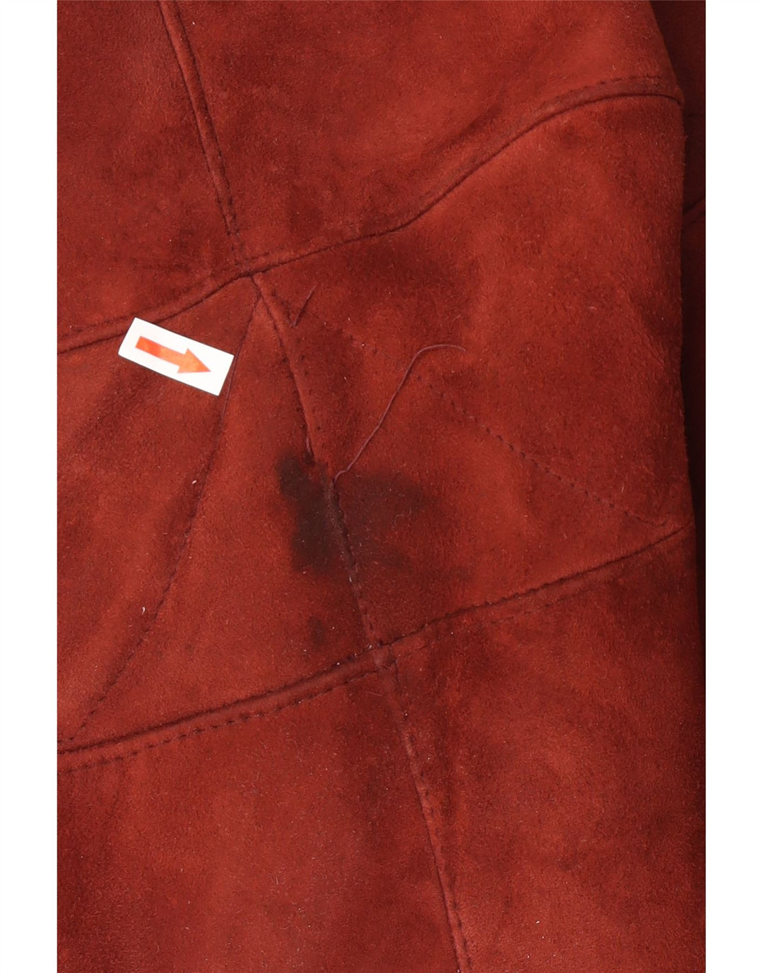 Vintage Γυναικείο Shearling Jacket IT 42 Medium Burgundy Shearling