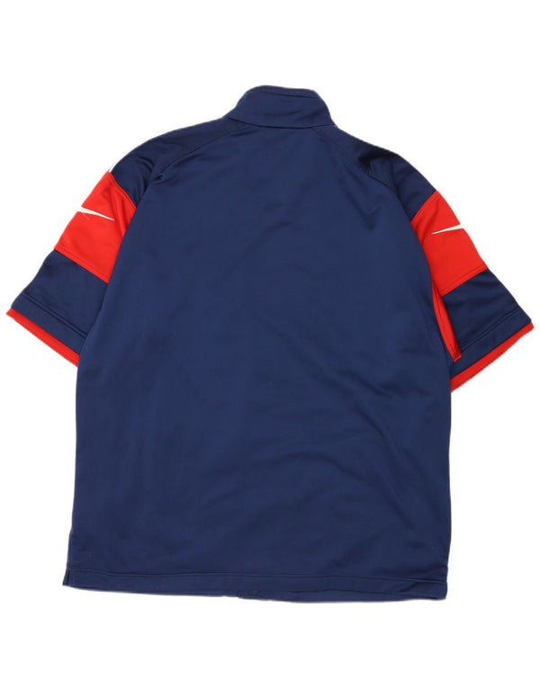 Ανδρική φόρμα Nike Graphic Top Jacket UK 42/44 Large Navy Blue Colorblock