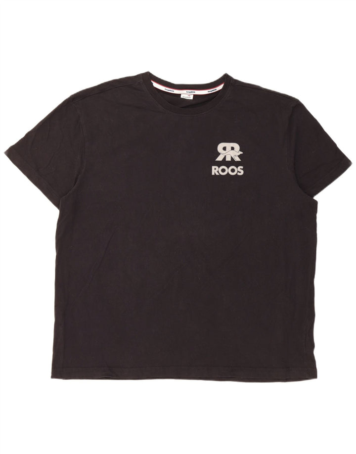Ανδρικό γραφικό T-Shirt Kangaroos Top XL Μαύρο