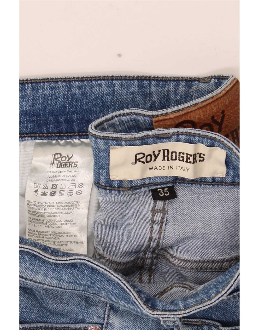 Roy Rogers Γυναικεία Skinny Jeans W35 L32 Blue
