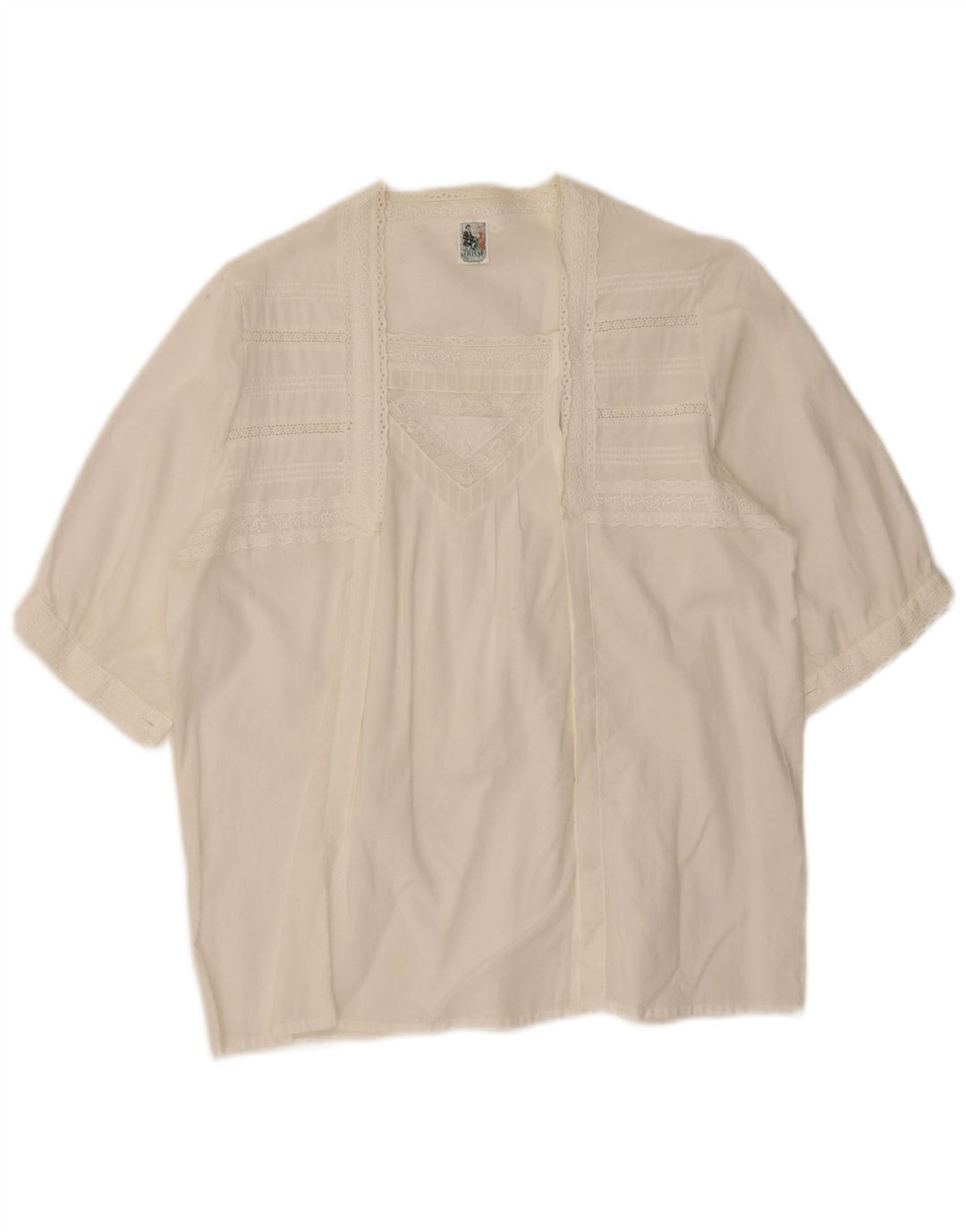 Gossl Γυναικεία Ζακέτα με κοντό μανίκι EU 40 Medium White Floral