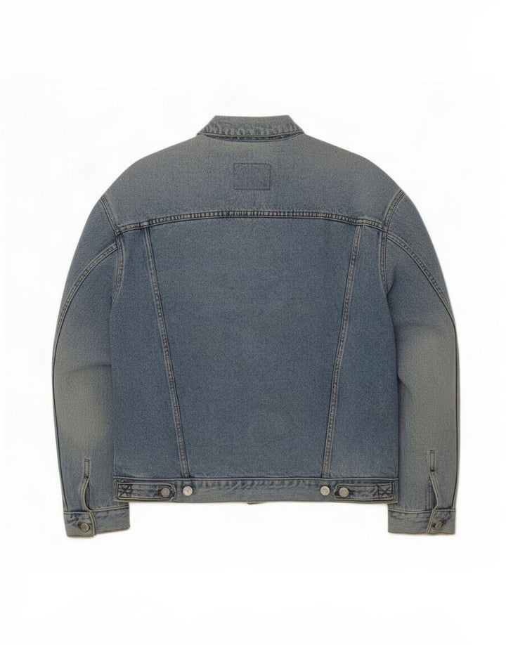 Uniform Ανδρικό Τζιν Μπουφάν UK 40 Large Blue