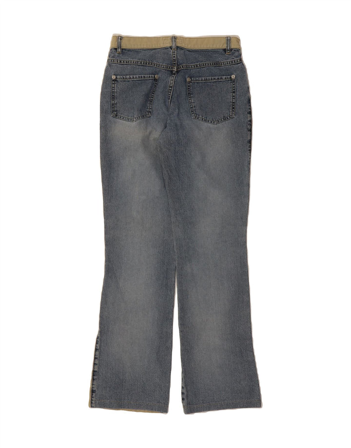 CI-BORG Womens Bootcut Jeans W29 L32 Beige Colourblock Cotton Vintage Ci-Borg and Second-Hand Ci-Borg from Messina Hembry 