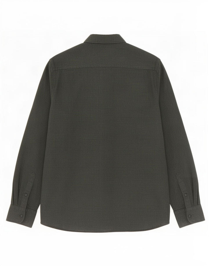 Ανδρικό πουκάμισο Massimo Dutti σε μεγάλο πράσινο