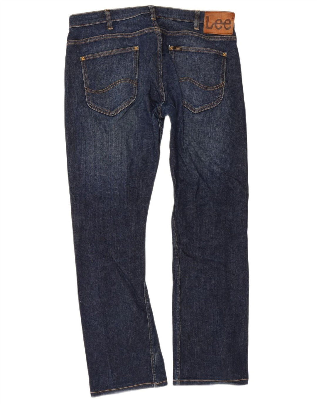 Lee Mens Powell Bootcut Jeans W36 L34 Navy Blue Cotton