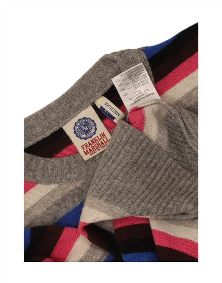 Ανδρικό πουλόβερ Franklin Marshall Crew Neck Jumper Μεσαίο Πολύχρωμο