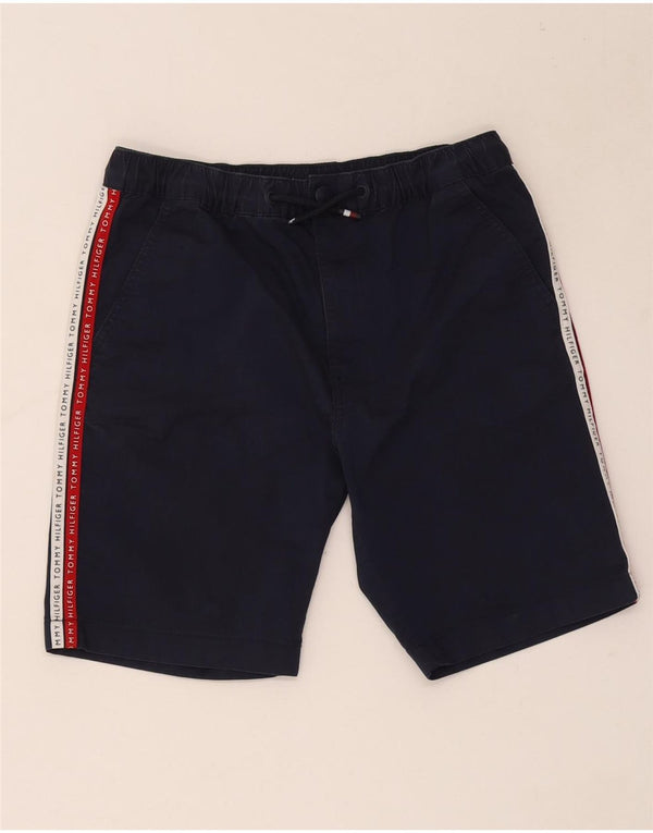 Ανδρικό γραφικό σορτς Chino Tommy Hilfiger Medium W32 Navy Blue Colourblock