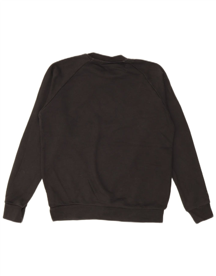 Ανδρικό γραφικό φούτερ Adidas Jumper Μικρό μαύρο βαμβακερό
