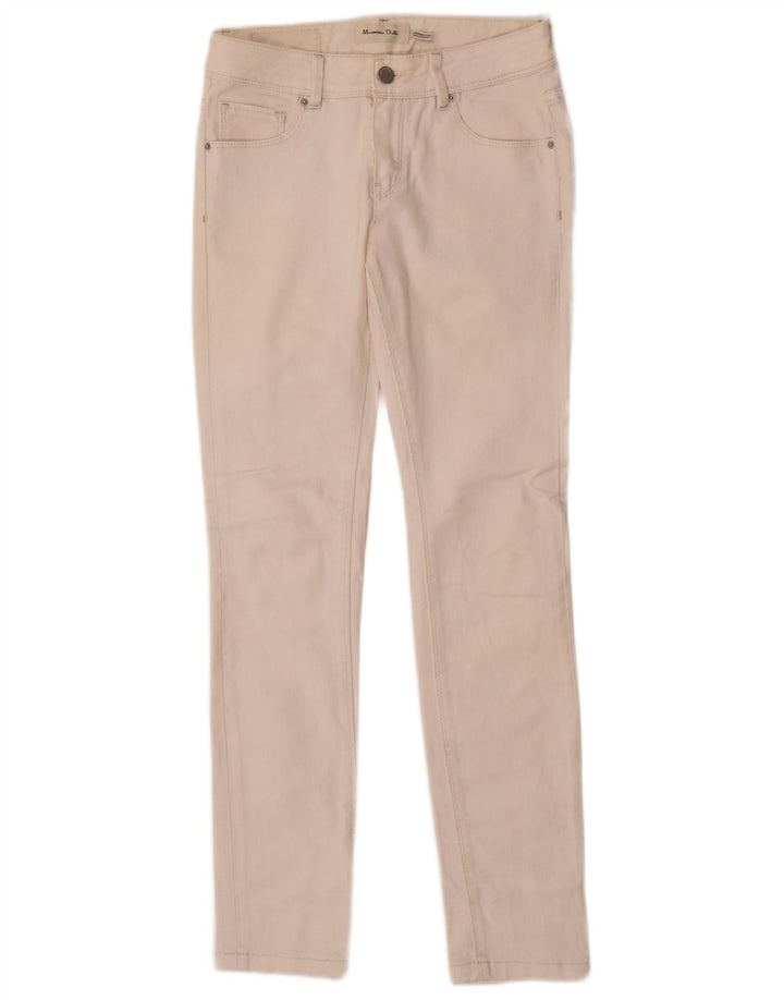Massimo Dutti Γυναικείο Skinny Jeans W26 L28 Λευκό