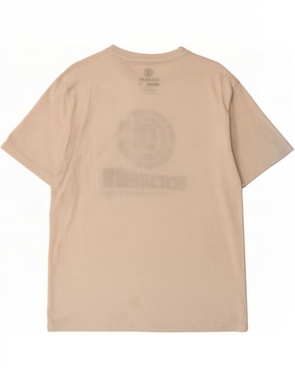 Element Ανδρικό T-Shirt Regular Fit Top μεγάλο λευκό βαμβακερό