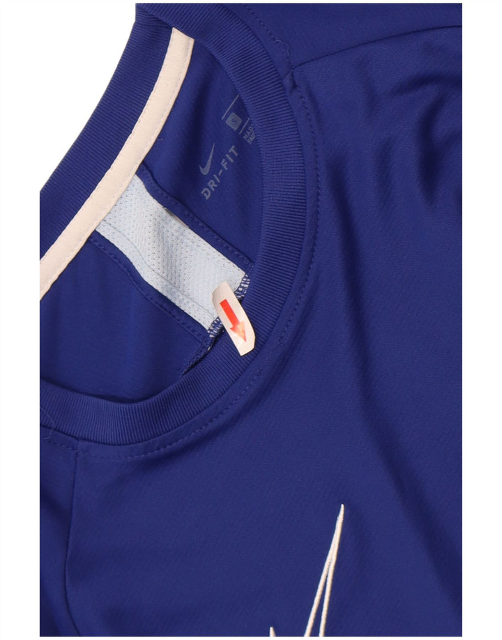 Ανδρικό T-shirt Nike Dri Fit T-Shirt Small Blue Colourblock