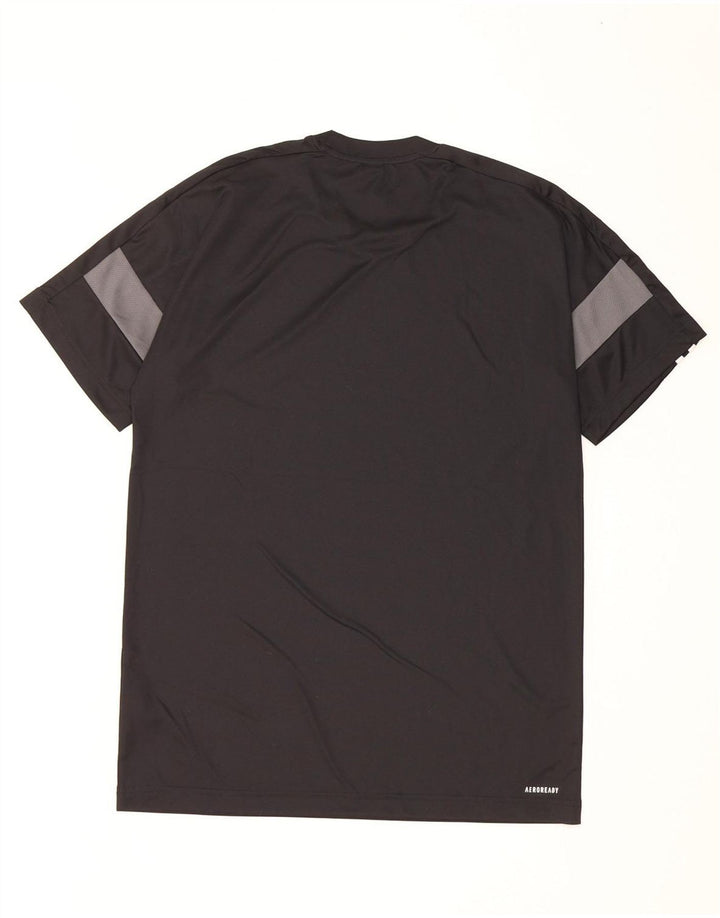 Adidas Ανδρικό T-Shirt Aeroready Top Medium Black Colourblock Polyester