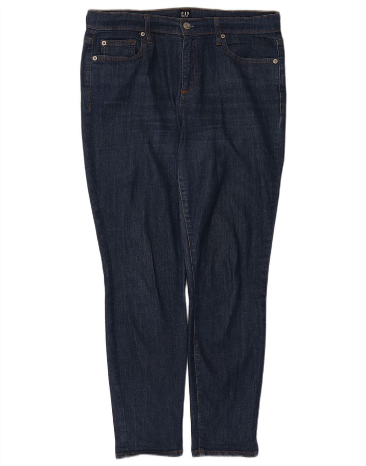 Gap Γυναικείο Slim Jeans W32 L27 Navy Blue Cotton