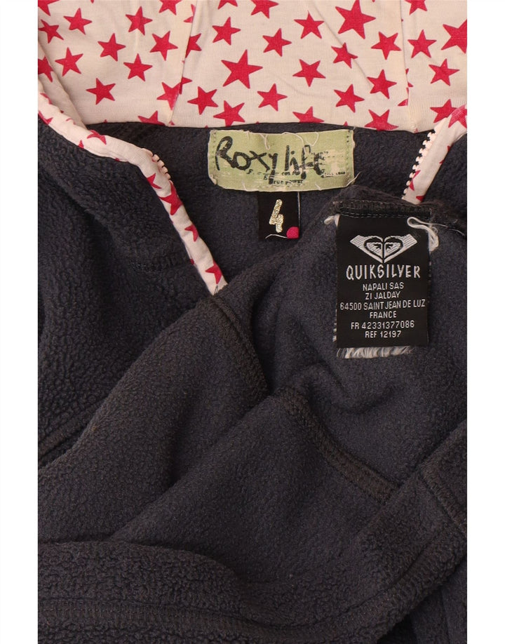 Quiksilver Γυναικείο Roxy Hooded Fleece Jacket US 4 Small Navy Blue Polyester