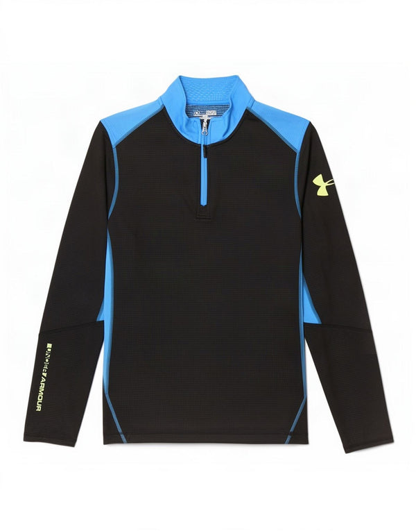 Ανδρική φόρμα φόρμας Under Armour Cold Gear Graphic Pullover Top Medium Black