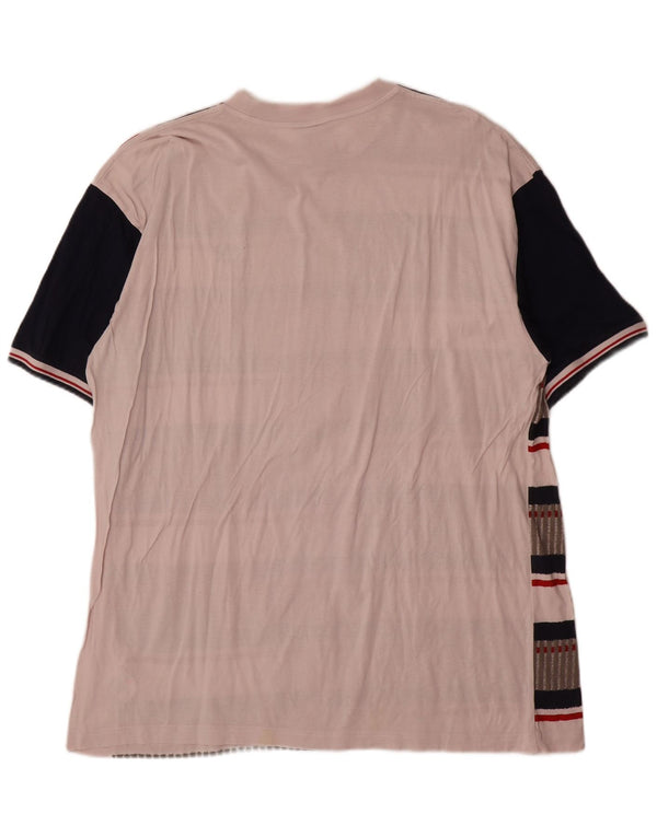 Lotto Ανδρικό T-Shirt Top 2XL Πολύχρωμο ριγέ βαμβακερό