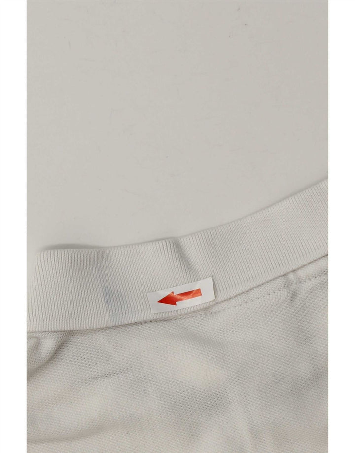 Ανδρικό μπλουζάκι πόλο Nike, μεσαίο λευκό βαμβακερό