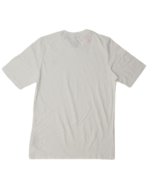 Adidas Boys T-Shirt Top 15-16 ετών Λευκό βαμβακερό