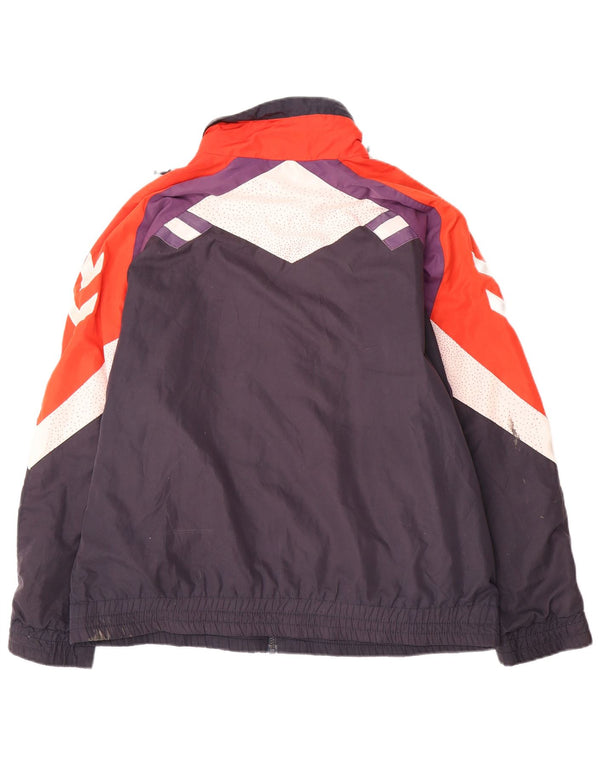 Ανδρική φόρμα Hummel Loose Fit Top Jacket Small Navy Blue Colourblock