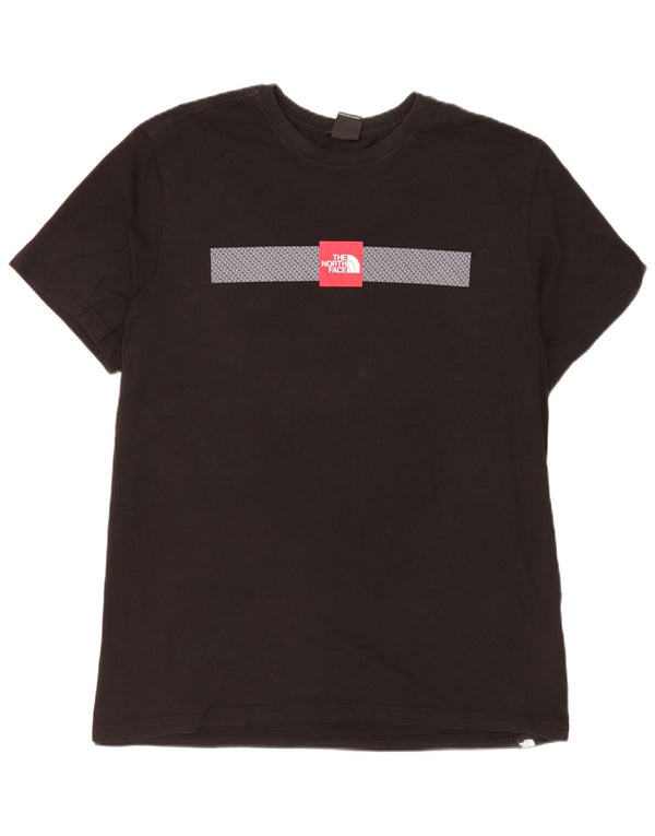Ανδρικό γραφικό T-Shirt North Face Top 2XL μαύρο βαμβακερό
