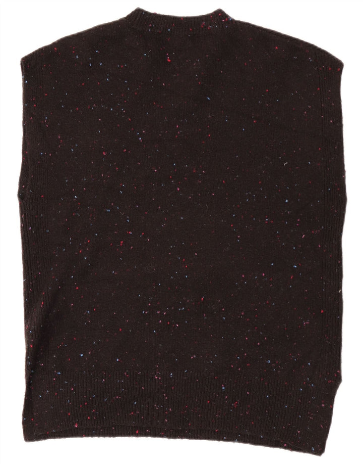 Marks & Spencer Ανδρικό γιλέκο Tank Top Medium Black Flecked Acrylic