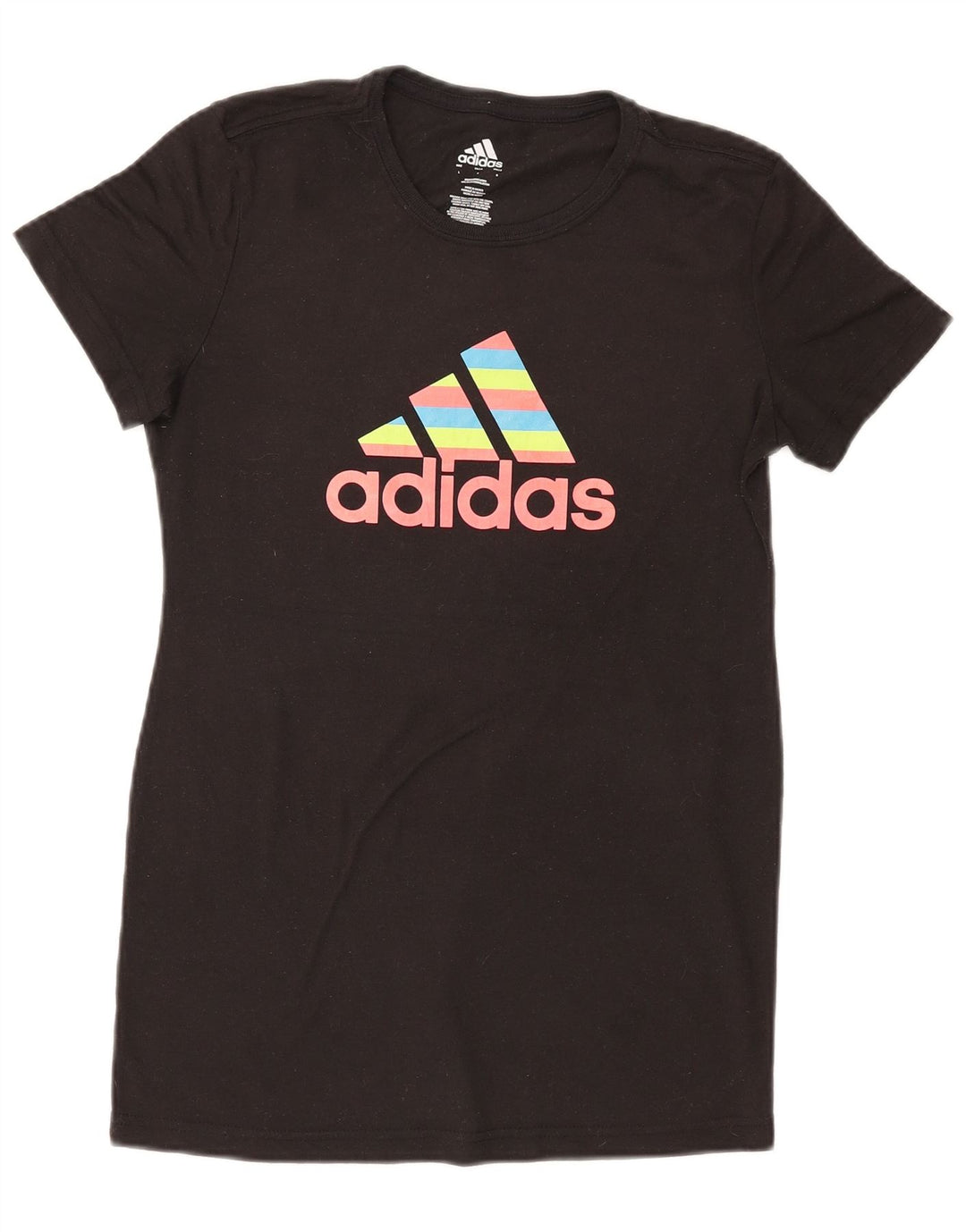 Γυναικείο γραφικό μπλουζάκι ADIDAS Top UK 14 Large Black Polyester