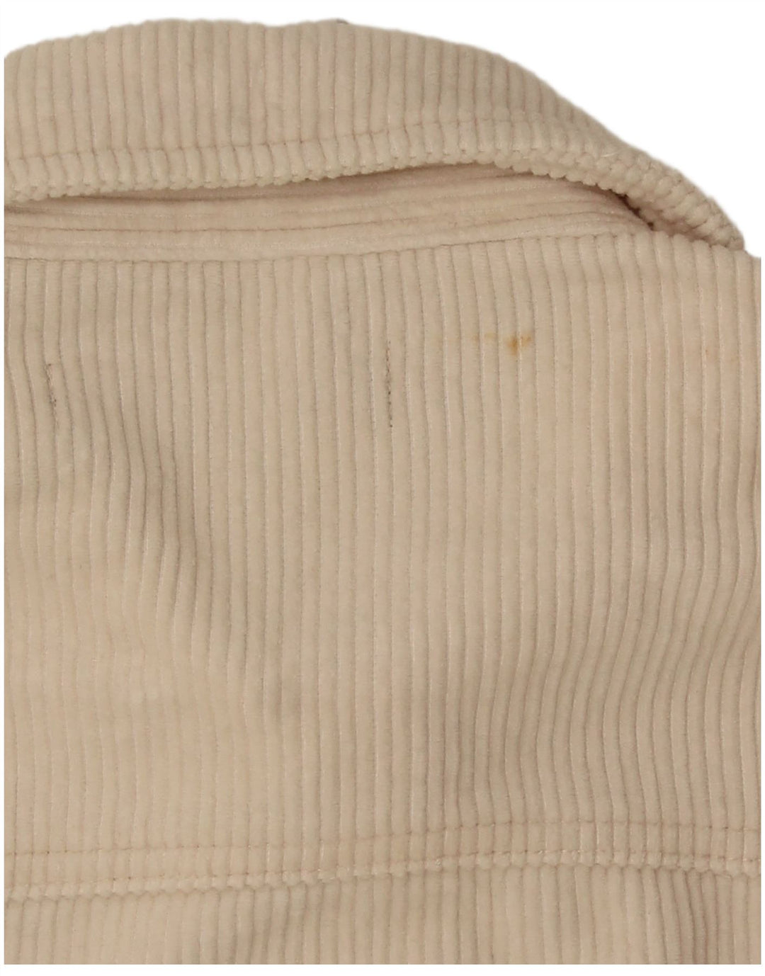 Zara Γυναικείο κοτλέ μπουφάν UK 10 Small Off White Βαμβακερό