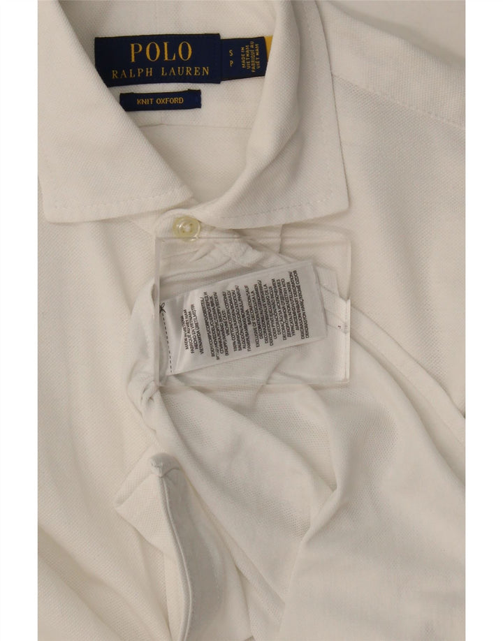 Ανδρικό πουκάμισο Polo Ralph Lauren, μικρό λευκό βαμβακερό