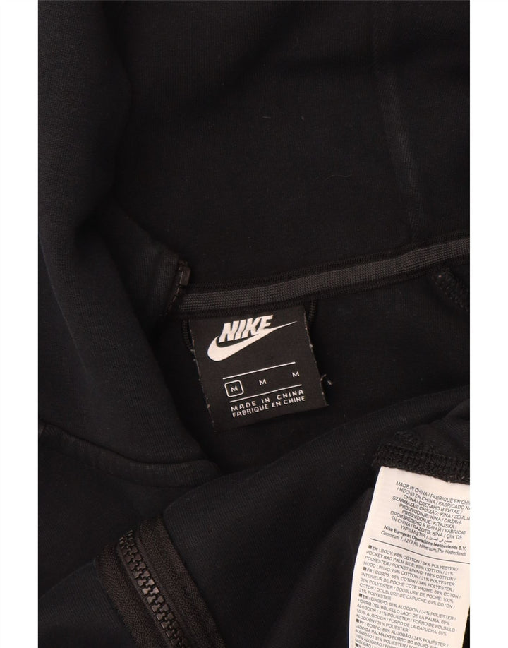 Ανδρικό πουλόβερ NIKE με φερμουάρ, μεσαίο μαύρο βαμβακερό