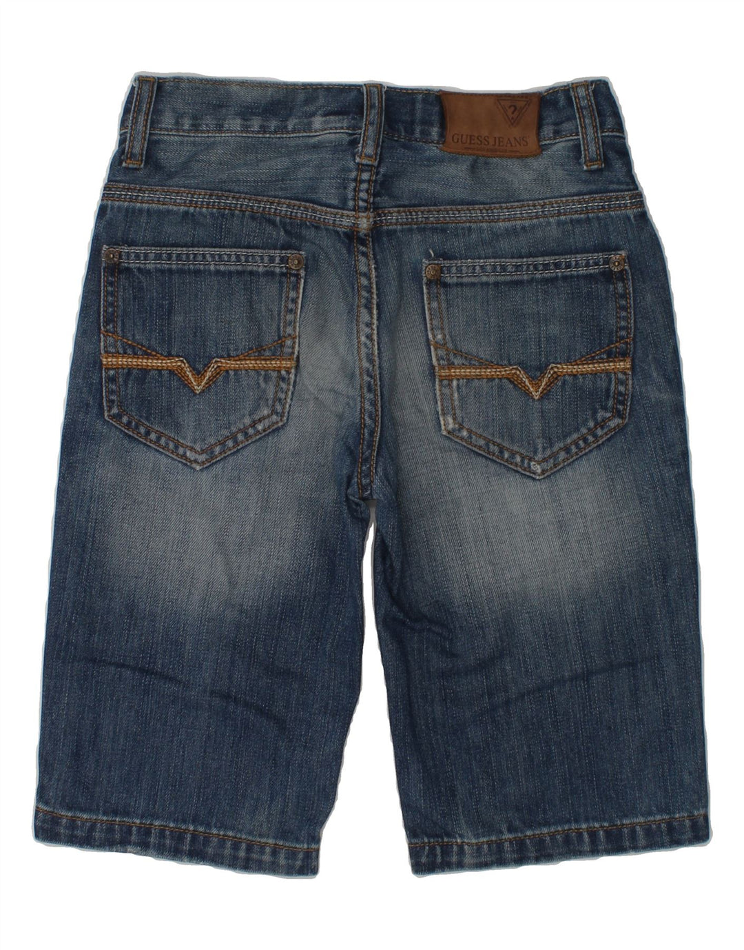 GUESS Boys Denim Shorts 7-8 Years W24 Blue Cotton | Vintage Guess | Thrift | Second-Hand Guess | Used Clothing | Messina Hembry 